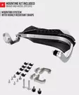 Polisport Handguard w/ metal bar Trail Blazer VALKOINEN/MUSTA (10) - Duell MP varaosat ja tarvikkeet - 130364 - 1