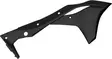 Polisport radiator scoops Kawasaki KX250F(17-20) Black (6) - Duell MP varaosat ja tarvikkeet - 130264 - 1