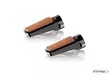 Puig Footpegs Vintage+Rubber Rig/Left C/Black - Duell MP varaosat ja tarvikkeet - 90404 - 1