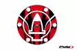 Puig Fuel Cap Cover Mod. Radical Ducati C/Red - Duell MP varaosat ja tarvikkeet - 91234 - 1