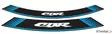 Puig Kit 8 Rim Strips Cbr C/Blue - Duell MP varaosat ja tarvikkeet - 92604 - 1