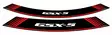 Puig Kit 8 Rim Strips Gsxs C/Red - Duell MP varaosat ja tarvikkeet - 90544 - 1
