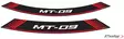 Puig Kit 8 Rim Strips Mt-09 C/Red - Duell MP varaosat ja tarvikkeet - 90444 - 1