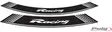 Puig Kit 8 Rim Strips Racing C/Silver - Duell MP varaosat ja tarvikkeet - 92244 - 1