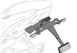 Puig Light Instalation Of License Plate For Honda Cbr10 - Duell MP varaosat ja tarvikkeet - 99064 - 1