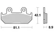 Sbs Jarrupalat Ceramic - Duell MP varaosat ja tarvikkeet - 123564 - 1
