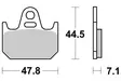 Sbs Jarrupalat Ceramic - Duell MP varaosat ja tarvikkeet - 124074 - 1