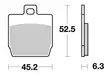 Sbs Jarrupalat Ceramic (731HF) - Duell MP varaosat ja tarvikkeet - 124234 - 1