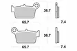 Sbs Jarrupalat Ceramic (861HF) - Duell MP varaosat ja tarvikkeet - 123854 - 1