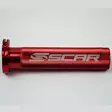 Scar Aluminum Throttle Tube + Bearing - Kawasaki/Suzuki/Yamaha - Red color - Duell MP varaosat ja tarvikkeet - 74634 - 1