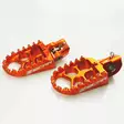 Scar Evolution Footpegs -Ktm/Husq. SX/F 16-22 EXC/F 17-23 SX85 18-24 Orange - Duell MP varaosat ja tarvikkeet - 75214 - 1