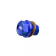 Scar Magnetic Oil Drain Plug - Yamaha - Blue color - Duell MP varaosat ja tarvikkeet - 75844 - 1