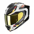 SCORPION Helmet EXO-1500 AIR SLEEK White-Blue-Yellow, M - Duell ajovarusteet - 49584 - 1