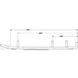 Sno-X Ripper Four Ohjausrauta pari 4" Kovametalli - Duell MK varaosat ja tarvikkeet - 22304 - 1