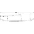 Sno-X Slasher Six Ohjausrauta pari 6" Kovametalli - Duell MK varaosat ja tarvikkeet - 22754 - 1