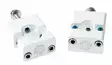 Timeless Ohjaustangon kiinnikepari Valkoinen 22mm M10 Monkey Type / Pitbike - Duell mopojen varaosat ja tarvikkeet - 114654 - 1