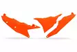UFO Sivunumerokilvet SX/SX-F 125-450 23-.. EXC/F 24-.. Flou Oranssi FFLU - Duell MP varaosat ja tarvikkeet - 48744 - 1