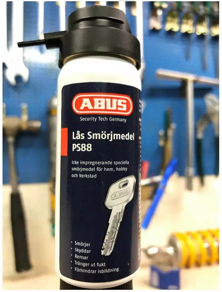ABUS Lukkospray 50 ml Swedish text - Duell muut varaosat ja tarvikkeet - 67085 - 1