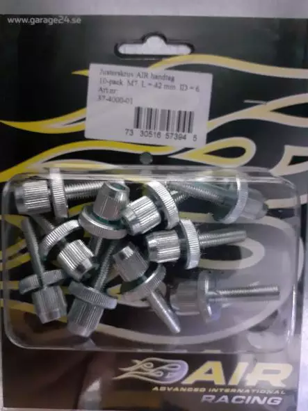 AIR Säätöruuvi 10-pack. M7. L = 42 mm. ID = 6 - Duell MP varaosat ja tarvikkeet - 88895 - 1