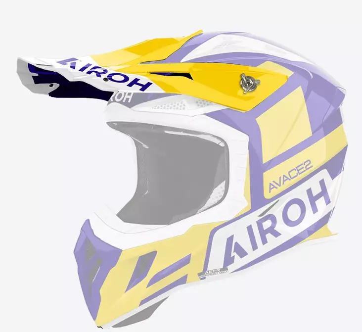Airoh Aviator Ace 2 Peak Sake Yellow Gloss - Duell ajovarusteet - 59875 - 1