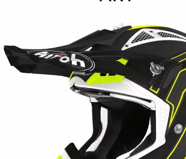 Airoh Aviator Ace Lippa Art black matt - Duell ajovarusteet - 59195 - 1