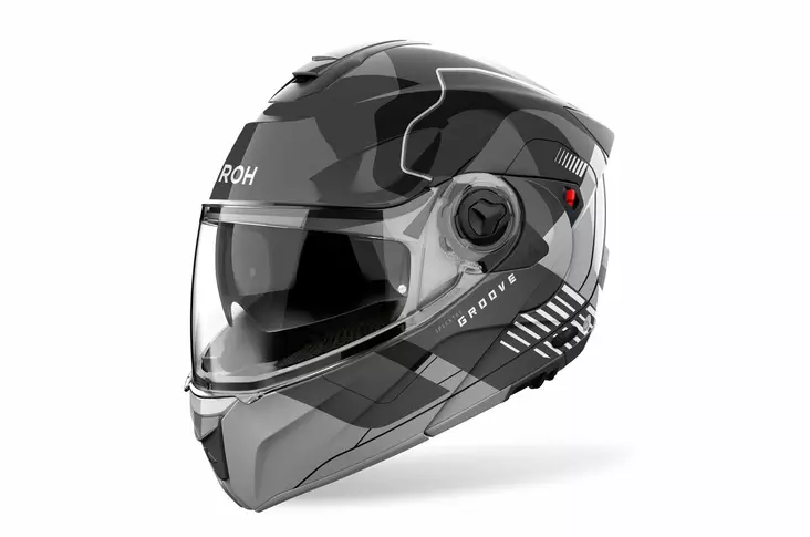 Airoh Kypärä Specktre Groove Harmaa Kiiltävä, XL - Duell ajovarusteet - 60115 - 1