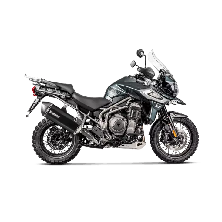 Akrapovic Slip-On Line (Titaani) Tiger 1200 XR/XRx/XRT/XCx/XCA 2018-2020 - Duell MP varaosat ja tarvikkeet - 67645 - 1