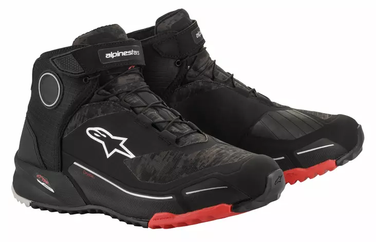 Alpinestars Ajokenkä CR-X Drystar musta/Cammo, 45.5 - Duell ajovarusteet - 37935 - 1