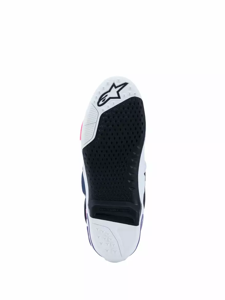 Alpinestars Ajosaapas Tech 10 Valkoinen/Lila/Fluo Pinkki, 43 - Duell ajovarusteet - 39325 - 1