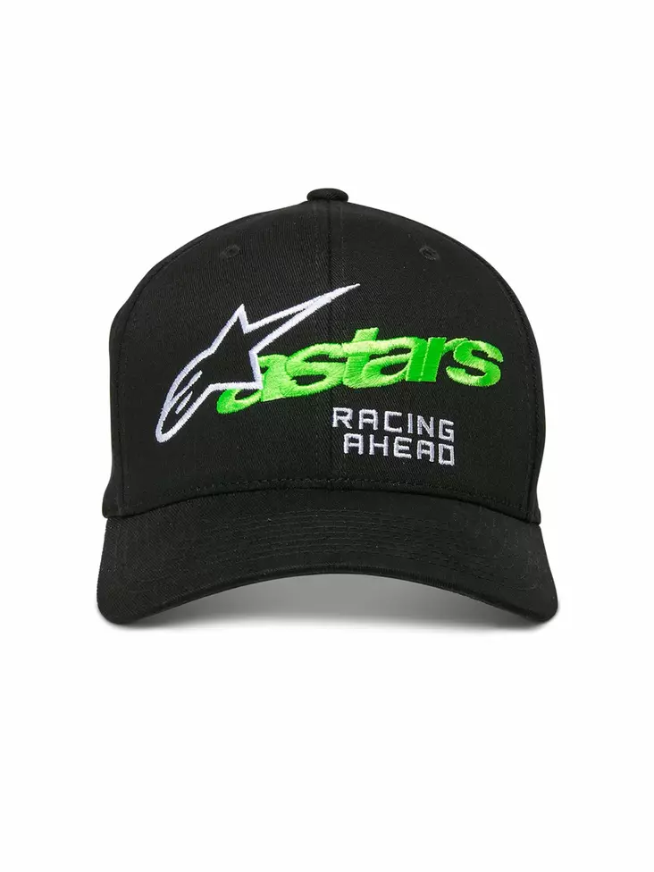 Alpinestars Hat Entitled Black/Green, L/XL - Duell ajovarusteet - 35895 - 1