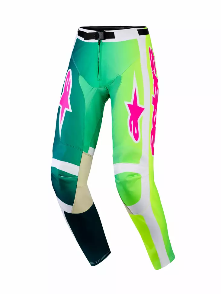 Alpinestars Housut Racer Portl Vihreä/Valkoinen/Musta 34 - Duell ajovarusteet - 43835 - 1