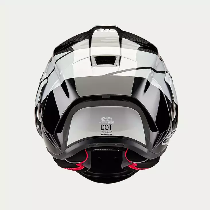 Alpinestars Kypärä Supertech R10 Element Musta/Carb/Hopea, XS - Duell ajovarusteet - 36325 - 1