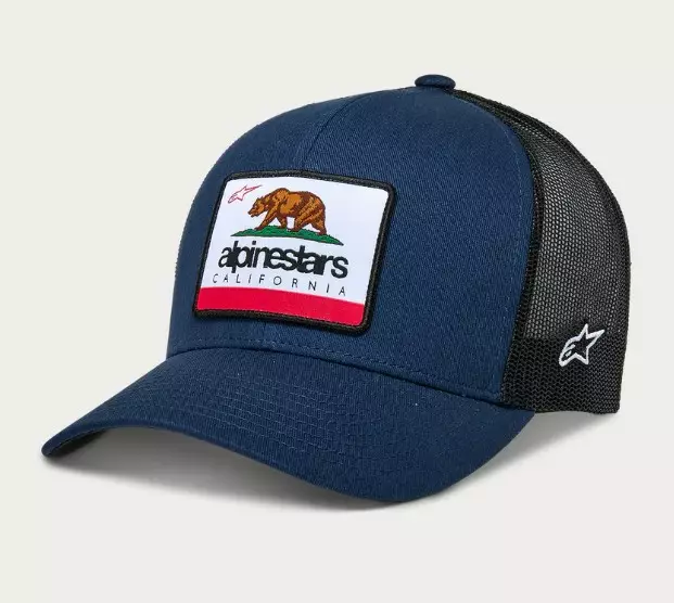 Alpinestars Lippis Cali 2.0 Trucker Snapback Tummansininen One Size - Duell ajovarusteet - 35555 - 1