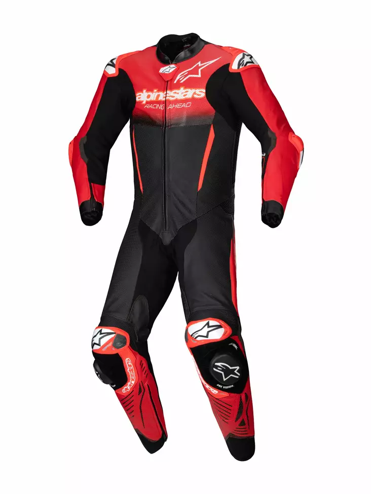 Alpinestars Nahkapuku 1-pcs GP-R7 Musta/Punainen, 50 - Duell ajovarusteet - 41075 - 1