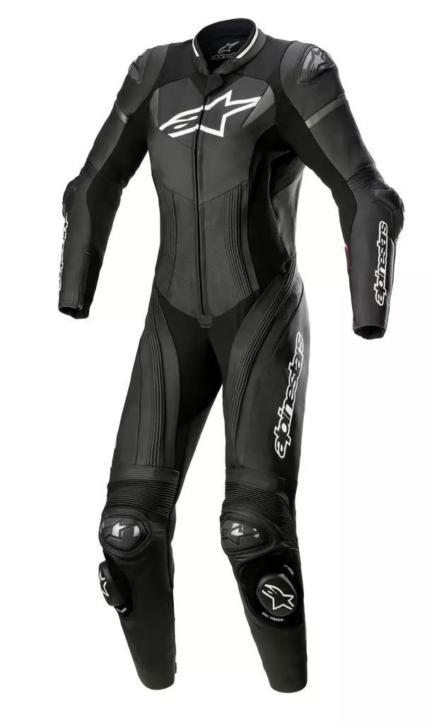 Alpinestars Nahkapuku Naisten 1-pc Tech Air GP Plus Musta/Valkoinen/Harmaa, 40 - Duell ajovarusteet - 40765 - 1