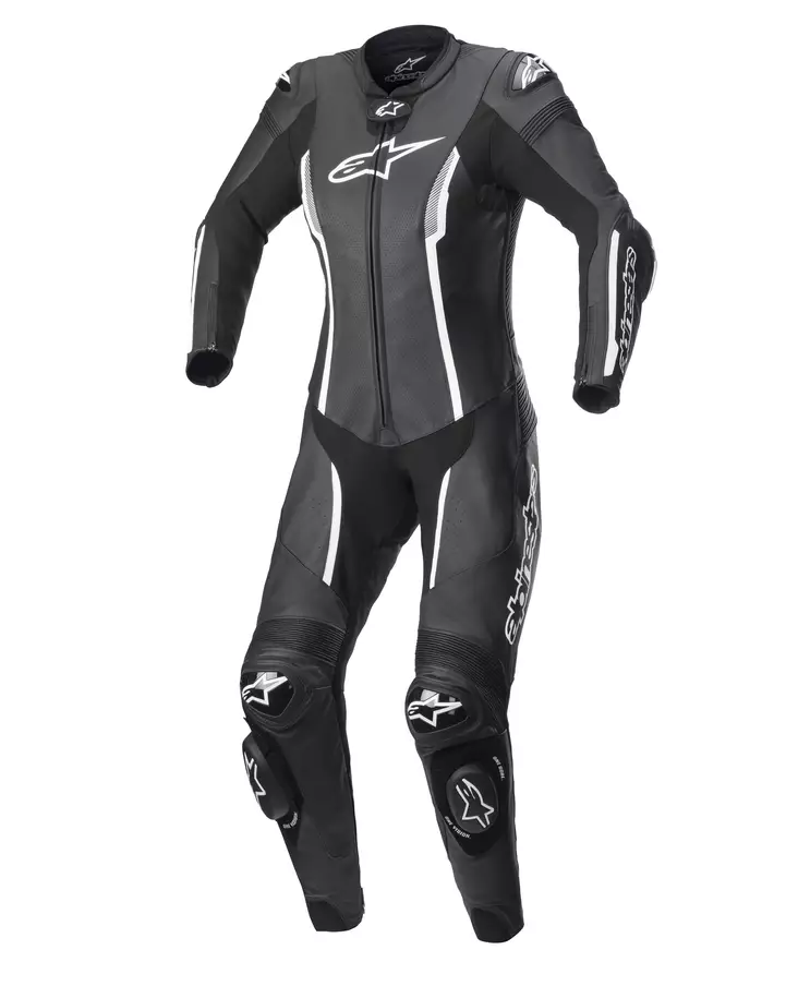 Alpinestars Nahkapuku Naisten 1-pcs Missile v2 Musta/Valkoinen 42 - Duell ajovarusteet - 40755 - 1