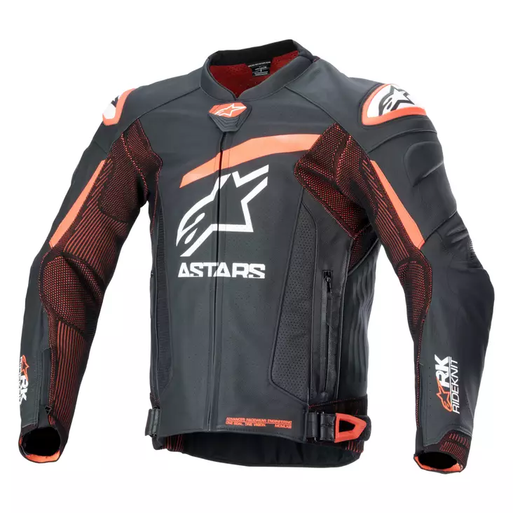 Alpinestars Nahkatakki GP Plus R v4 RK Musta/Punainen Fluo, 58 - Duell ajovarusteet - 40955 - 1