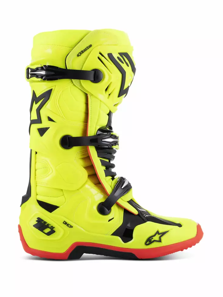 Alpinestars Saapas Tech 10 Fluo Yellow/ Black, 43 (9) - Duell ajovarusteet - 39245 - 1