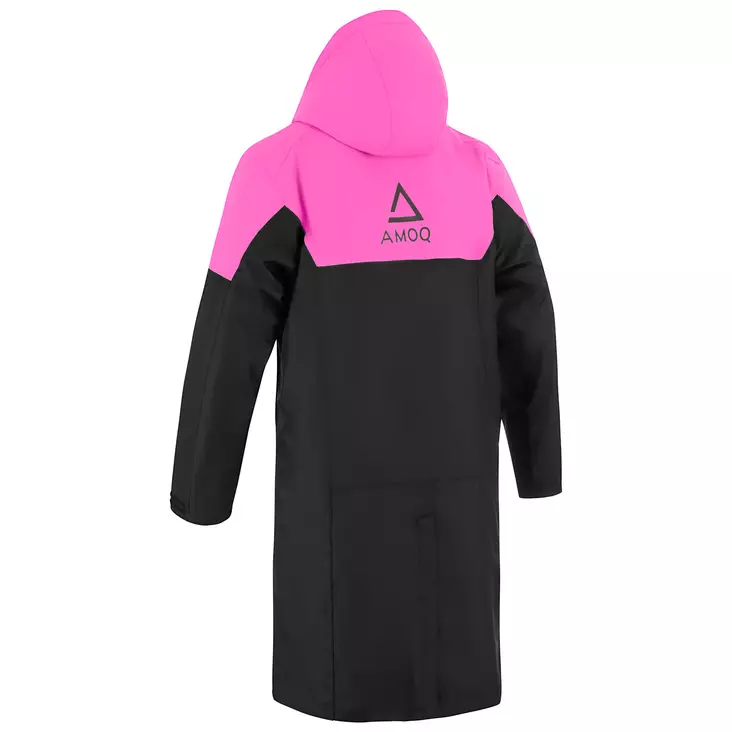 AMOQ Apex Racing Varikkotakki Musta/Pinkki, L/XL - Duell ajovarusteet - 52395 - 1