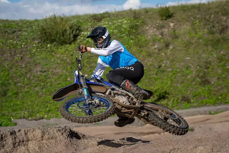 AMOQ Ascent Comp Ajopaita Vaaleansininen-Valkoinen, 4XL - Duell ajovarusteet - 52735 - 1