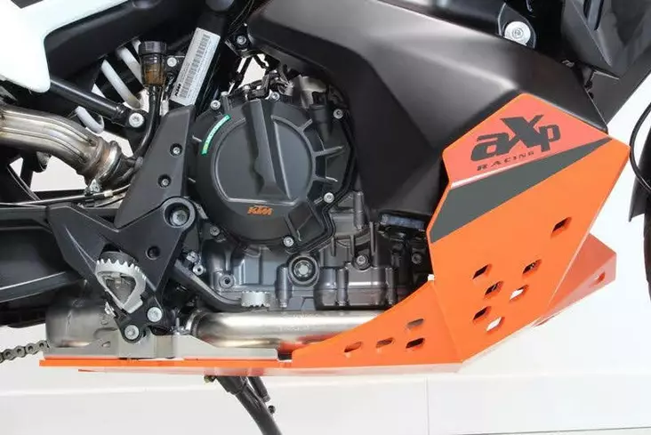 AXP Adventure Skid Plate HDPE 8mm Orange KTM 790/890 ADVENTURE/R - Duell MP varaosat ja tarvikkeet - 86495 - 1