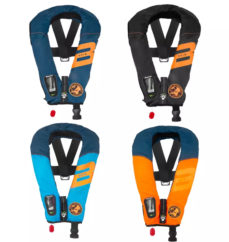 Baltic Epiq 165 harness auto ilmatäytteinen pelastusliivi musta 40-150kg - Duell venetarvikkeet - 135685 - 1