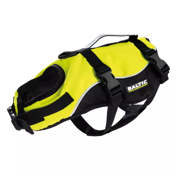 Baltic Maja kissan kelluntaliivi keltainen/musta L 7-10kg - Duell venetarvikkeet - 135915 - 1