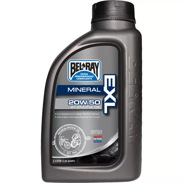Bel-Ray EXL Mineral 4T 20W-50 1L - Duell öljyt ja muut nesteet - 62895 - 1