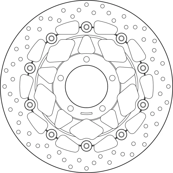Brembo Serie Oro jarrulevy kelluva - Duell MP varaosat ja tarvikkeet - 121635 - 1