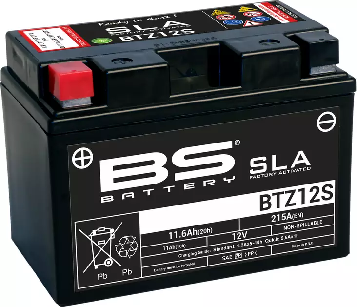 BS Battery BTZ12S (FA) SLA - Sealed & Activated - Duell muut varaosat ja tarvikkeet - 131655 - 1