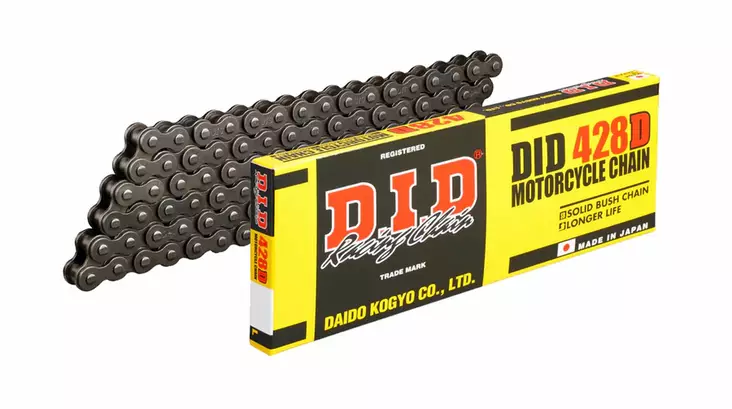 D.I.D 428D Chain+Connecting link (RJ) - Duell MP varaosat ja tarvikkeet - 117035 - 1