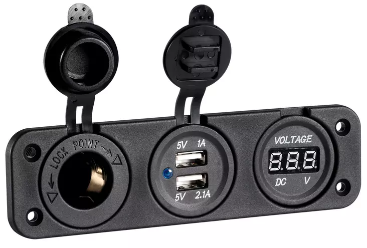 Digitaalinen volttimittari / USB - Duell venetarvikkeet - 6655 - 1