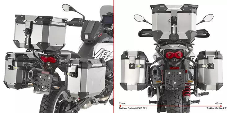 Givi Pannier Holder Moto Guzzi V85 TT (2024) - Duell MP varaosat ja tarvikkeet - 102455 - 1