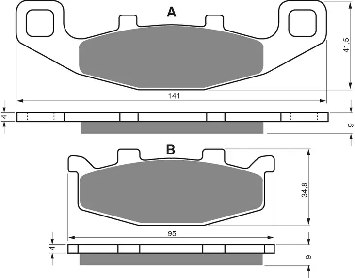 GOLDFREN Jarrupalat 013 Ceramic Carbon S3 - Duell MP varaosat ja tarvikkeet - 67845 - 1